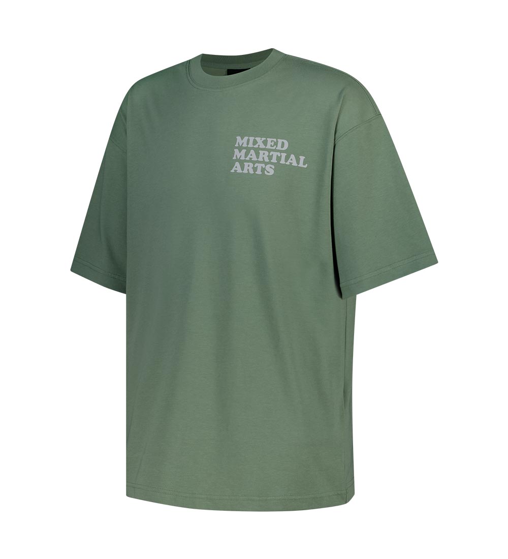 UFC MMA Relaxed-Fit Short-Sleeve T-Shirt, Light Khaki