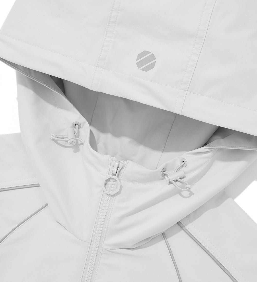 UFC Starlight Oversized Jacket, Light Gray