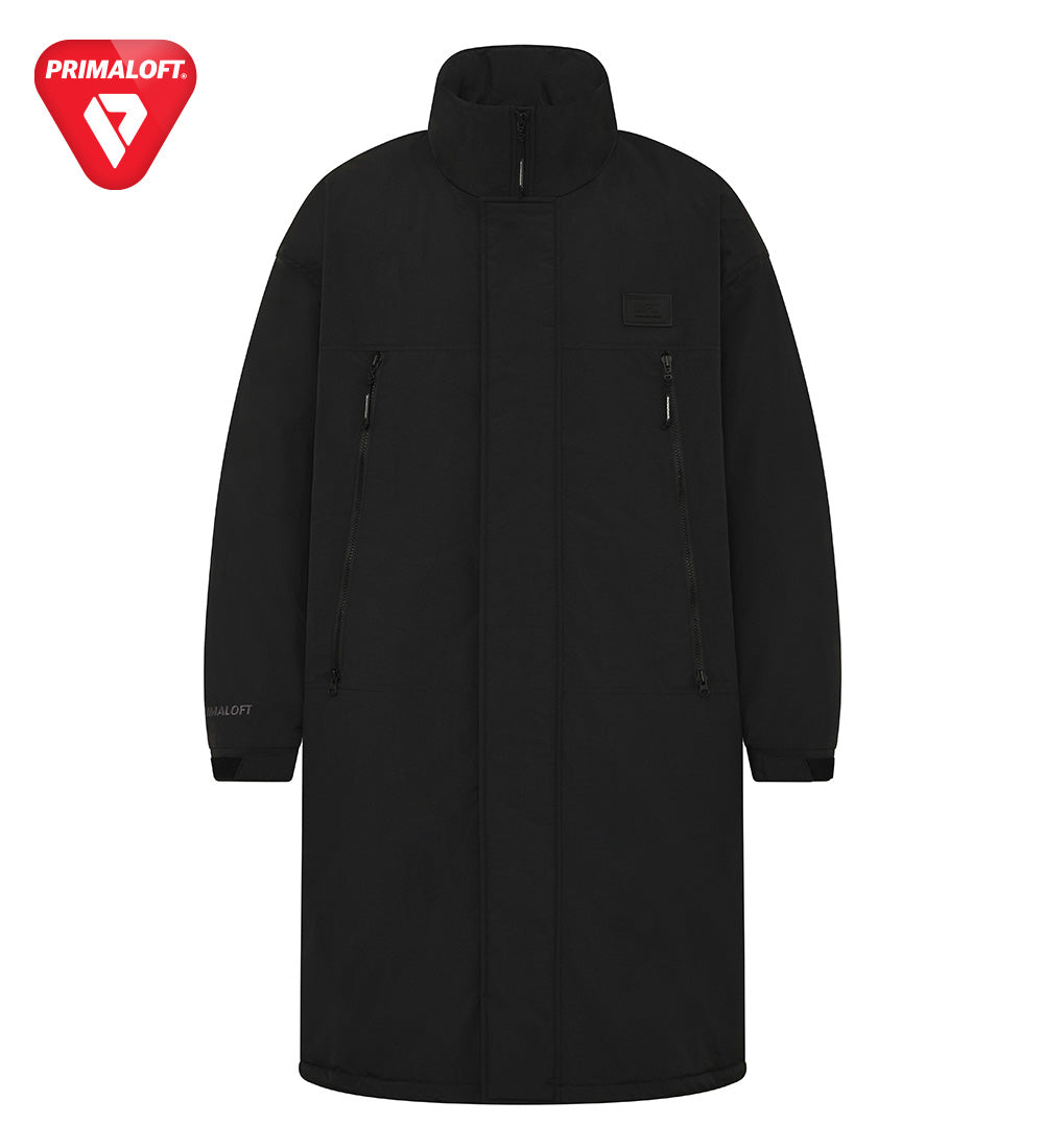 UFC PrimaLoft Oversized Long Down Jacket, Black