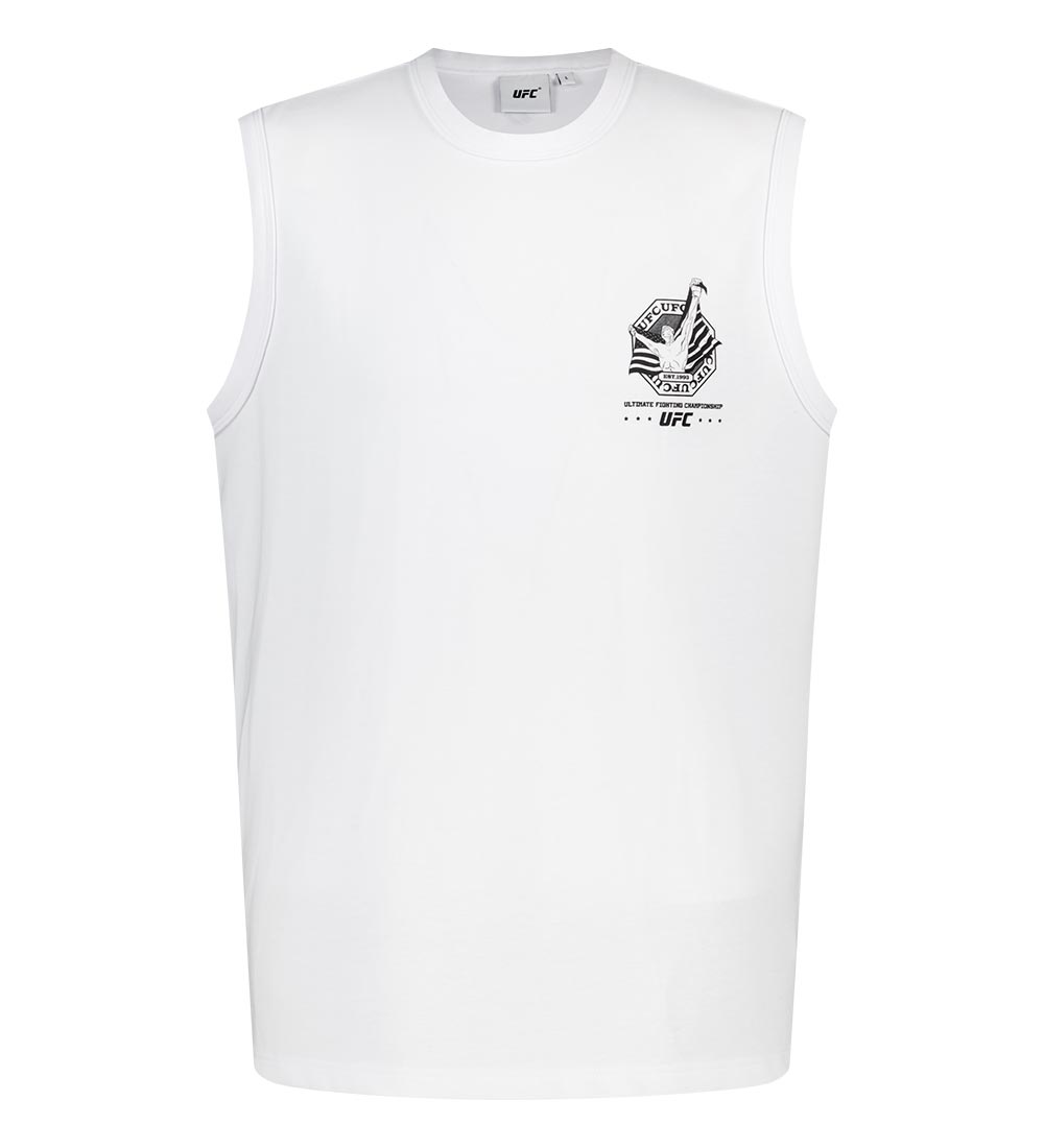 UFC Champion Relaxed Fit Sleeveless White