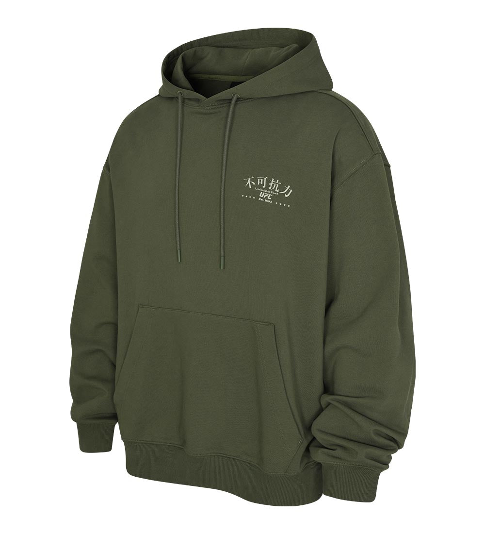 UFC Force Majeure Oversized Hoodie, Dark Khaki