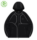 UFC Training Regular Fit Stretch Wind Jacket, Black