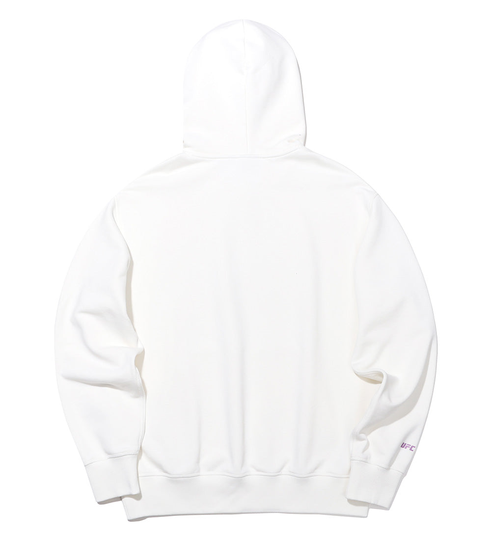 UFC Heart Relaxed Fit Hoodie, Off-White