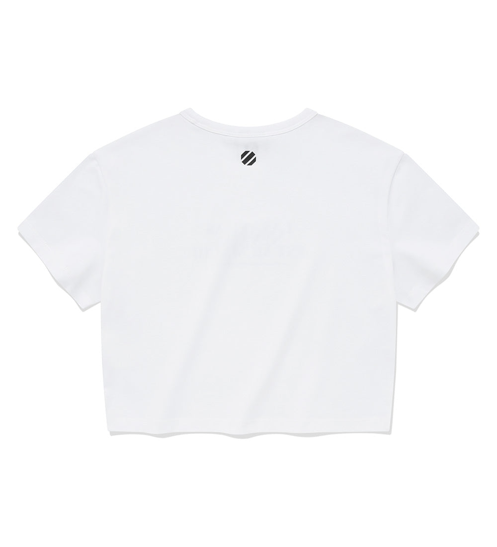 UFC Nevada Crop-Fit Short-Sleeve T-Shirt, Off-White