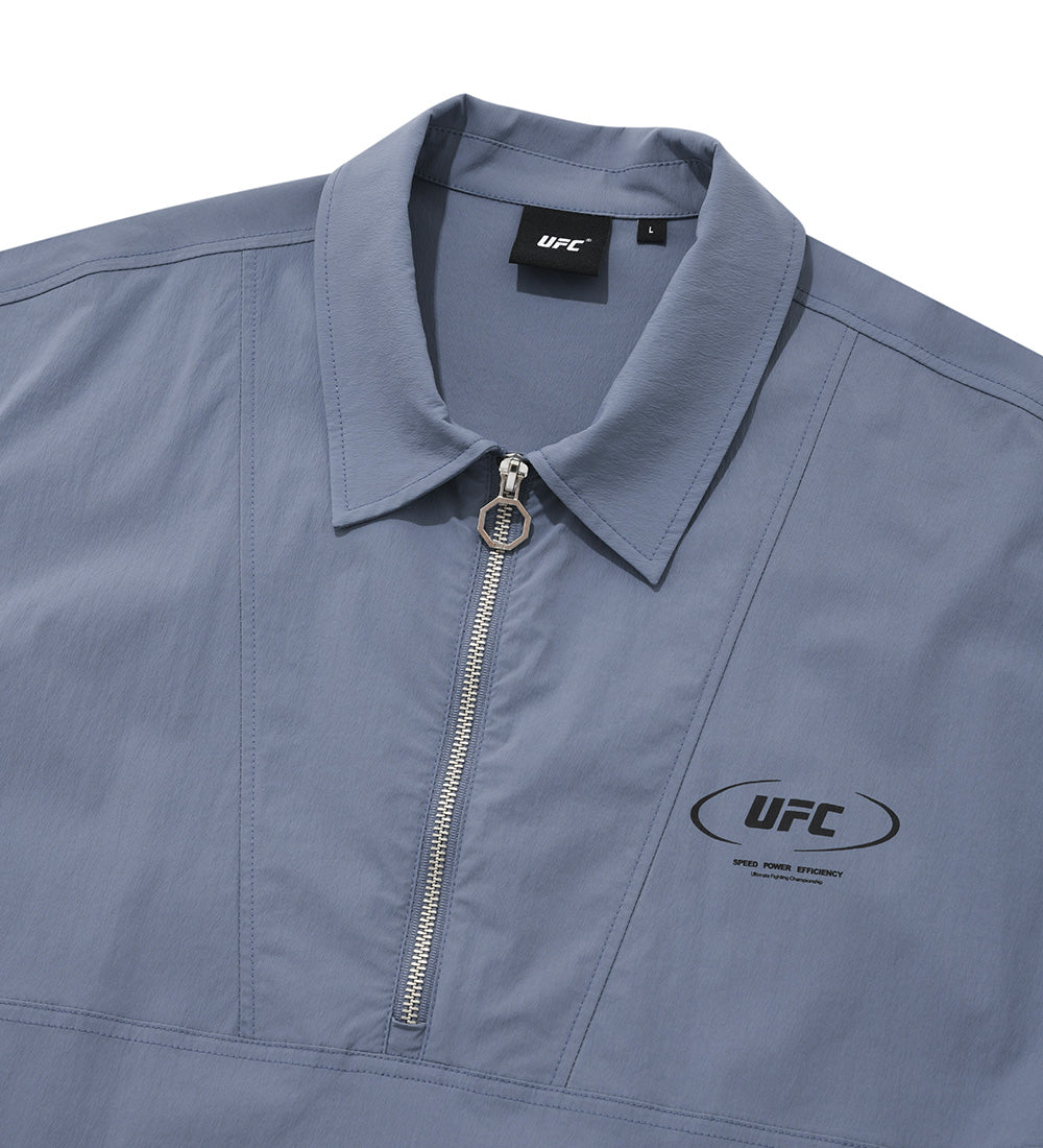 UFC Active RelaxFit Short-Sleeve Anorak Jacket, Blue