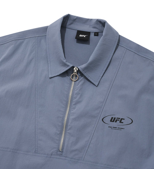 UFC Active RelaxFit Short-Sleeve Anorak Jacket, Blue