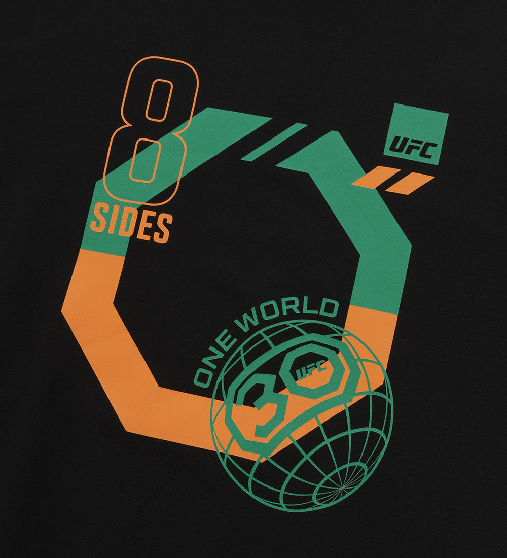 UFC 30th Anniversary One World Oversized Hoodie - Black