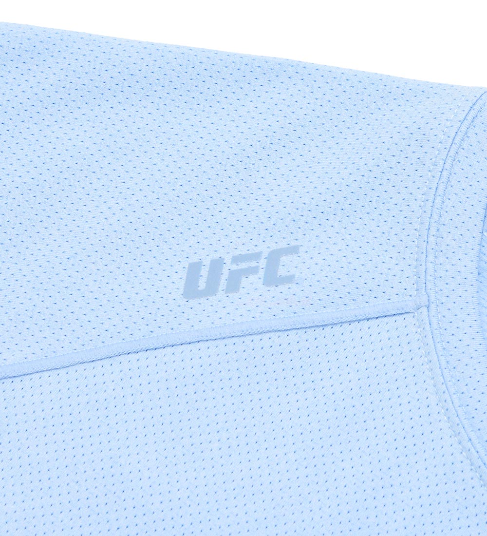UFC Essential Mesh Regular Fit Short-Sleeve T-Shirt, Light Blue