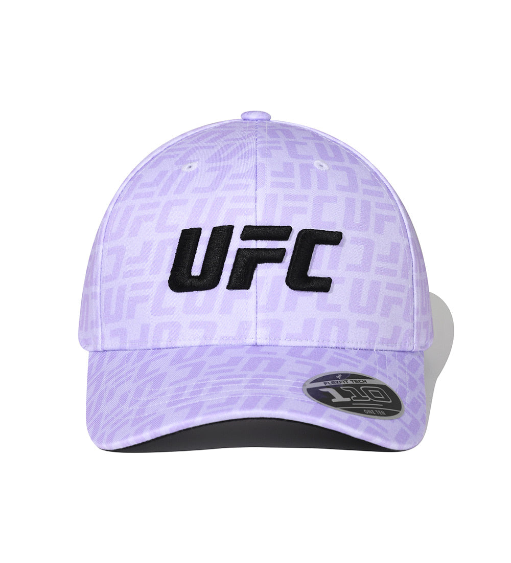 UFC Logo Monogram 110 Flex Fit Baseball Cap, Lavender