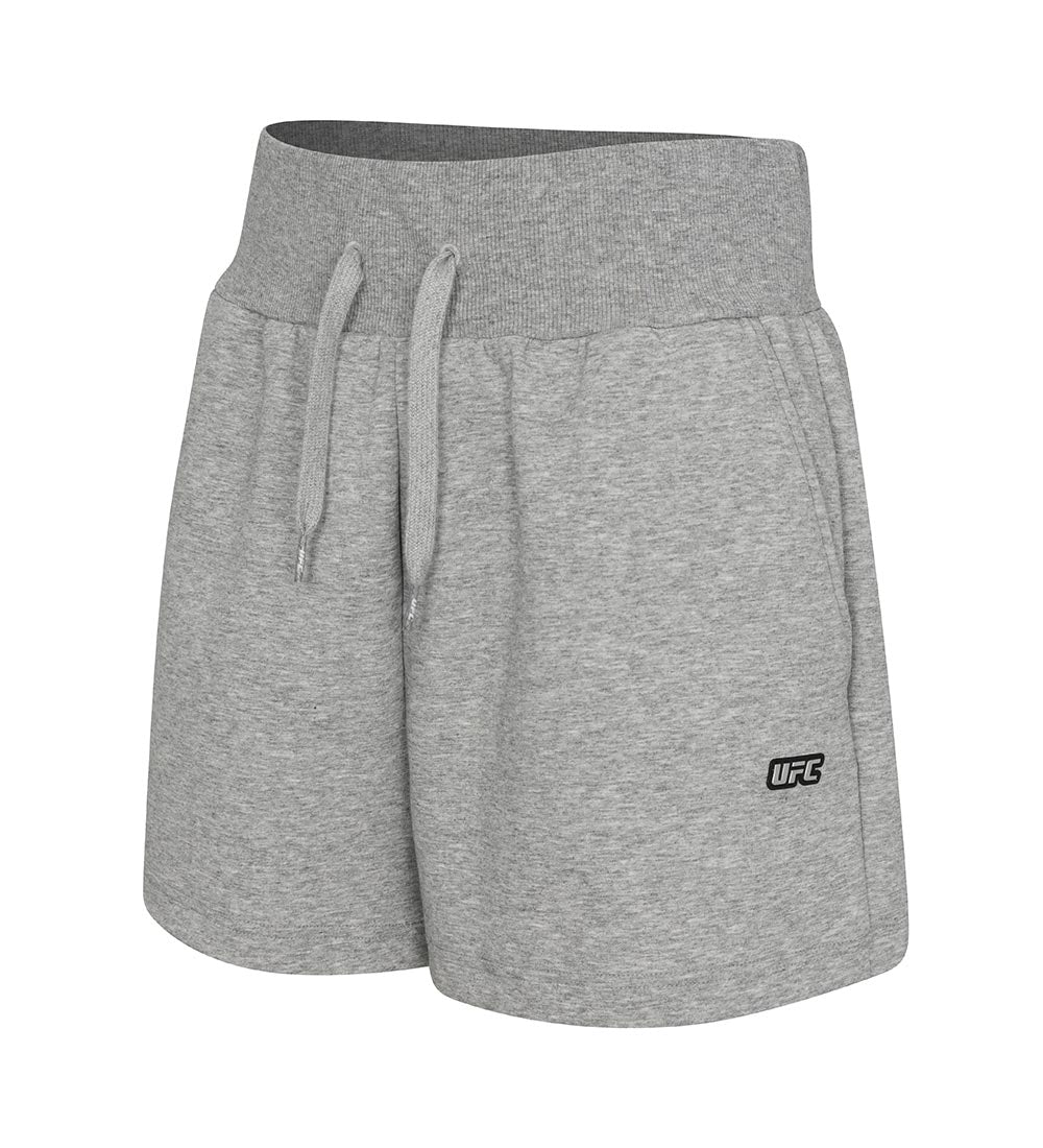 UFC Cozy Relaxed-Fit Shorts, Melange Gray
