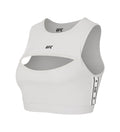 UFC Line Cropped Sleeveless Top, Light Gray