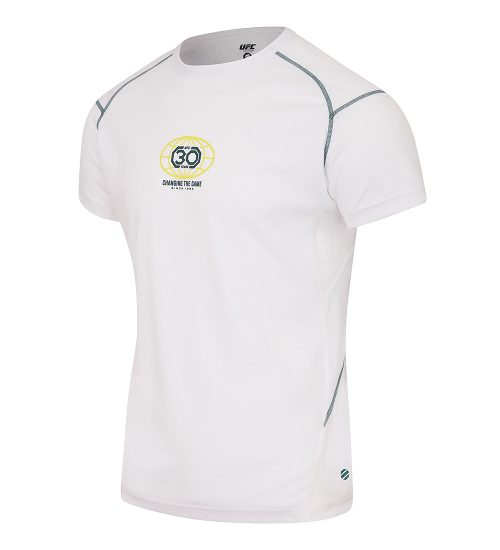 UFC 30th Anniversary "Changing the Game" Muscle Fit Short-Sleeve T-Shirt in Off-White