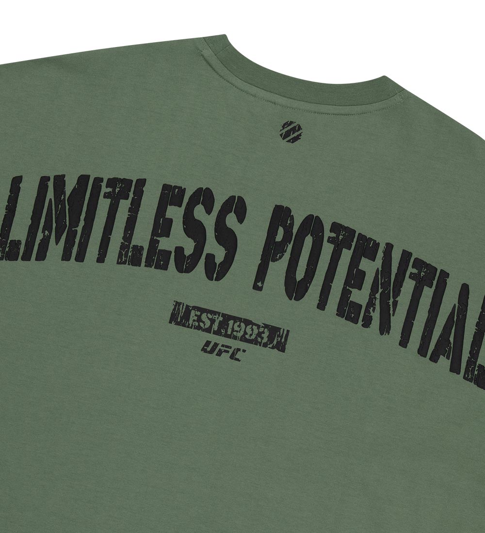 UFC Gymwear MegaFit Short-Sleeve T-Shirt, Light Khaki