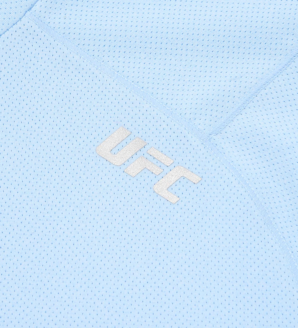 UFC Essential Mesh Regular Fit Short-Sleeve T-Shirt, Light Blue
