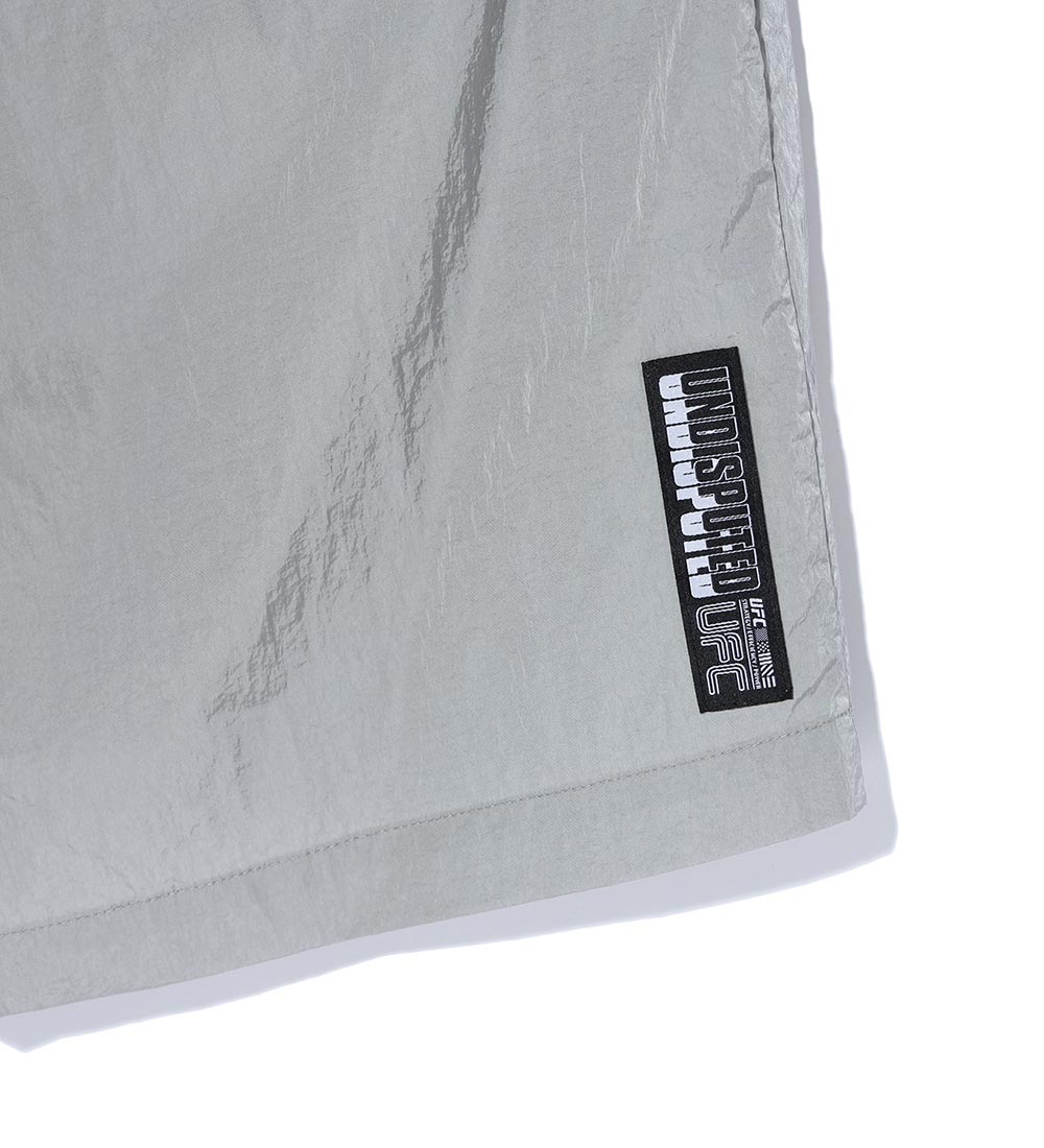 UFC UT Gloss Woven Shorts, Light Gray