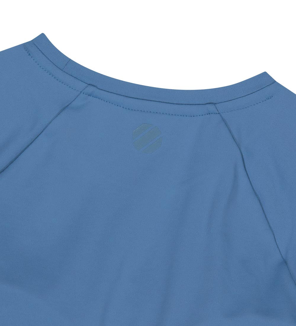 تيشيرت UFC Wave Slim Crop-Fit قصير الأكمام، كحلي