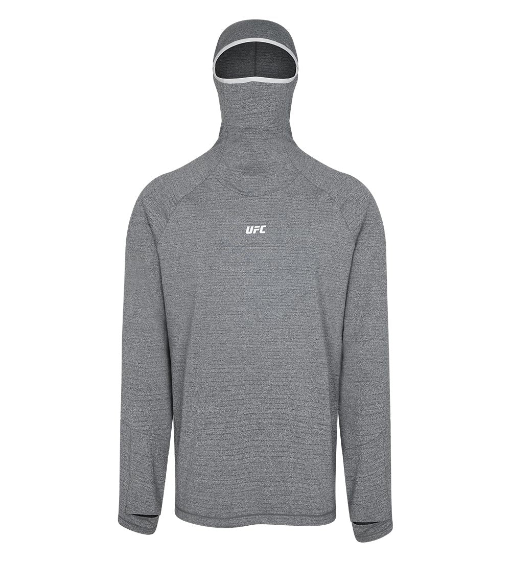 UFC Shield Regular Fit Hoodie, Melange Gray