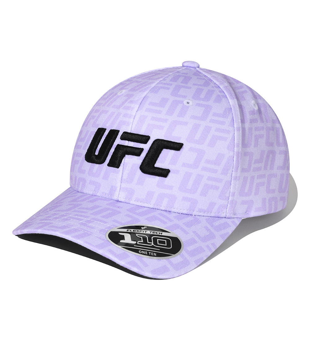 UFC Logo Monogram 110 Flex Fit Baseball Cap, Lavender