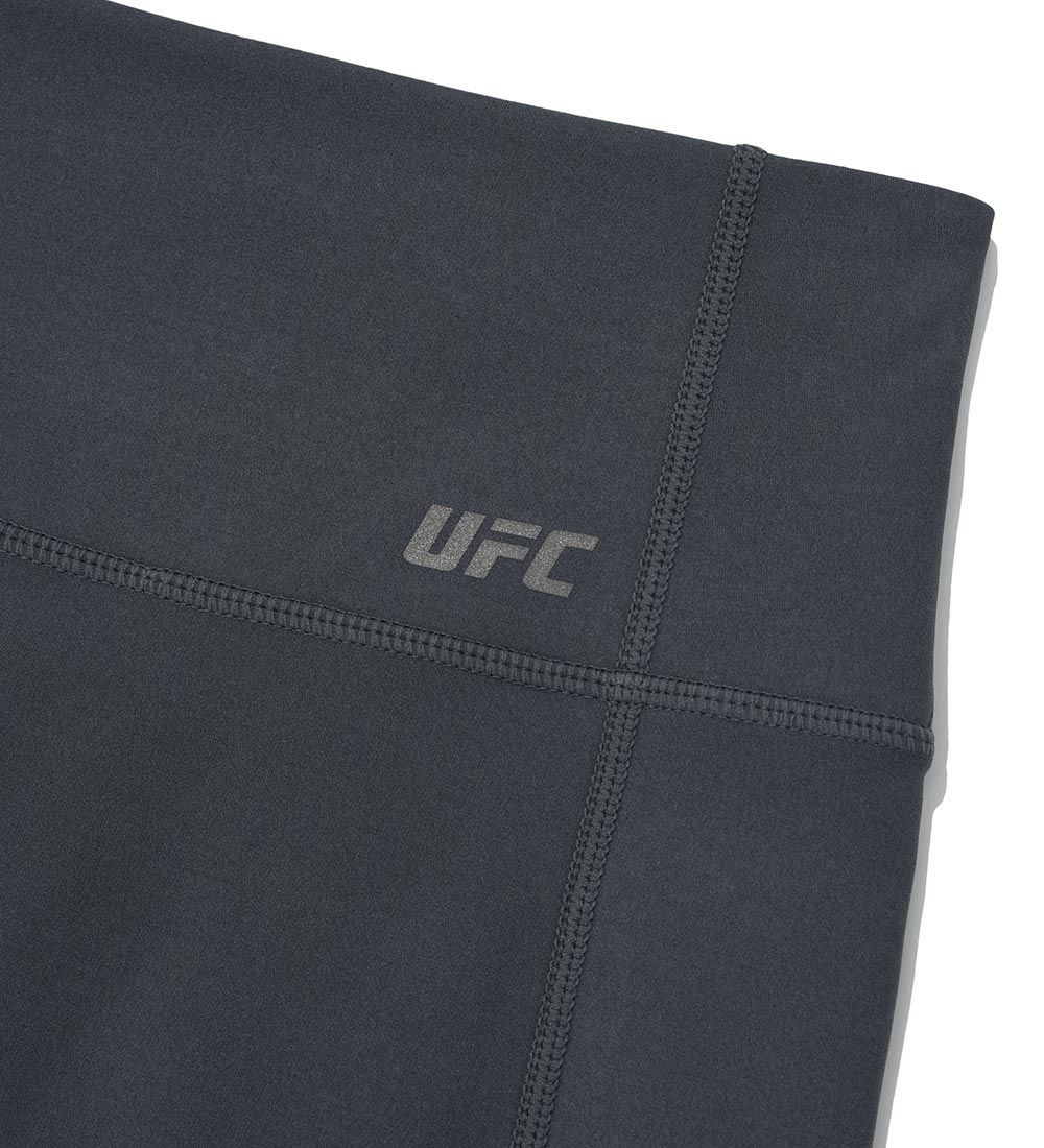 UFC Wave Slim-Fit Biker Shorts, Charcoal