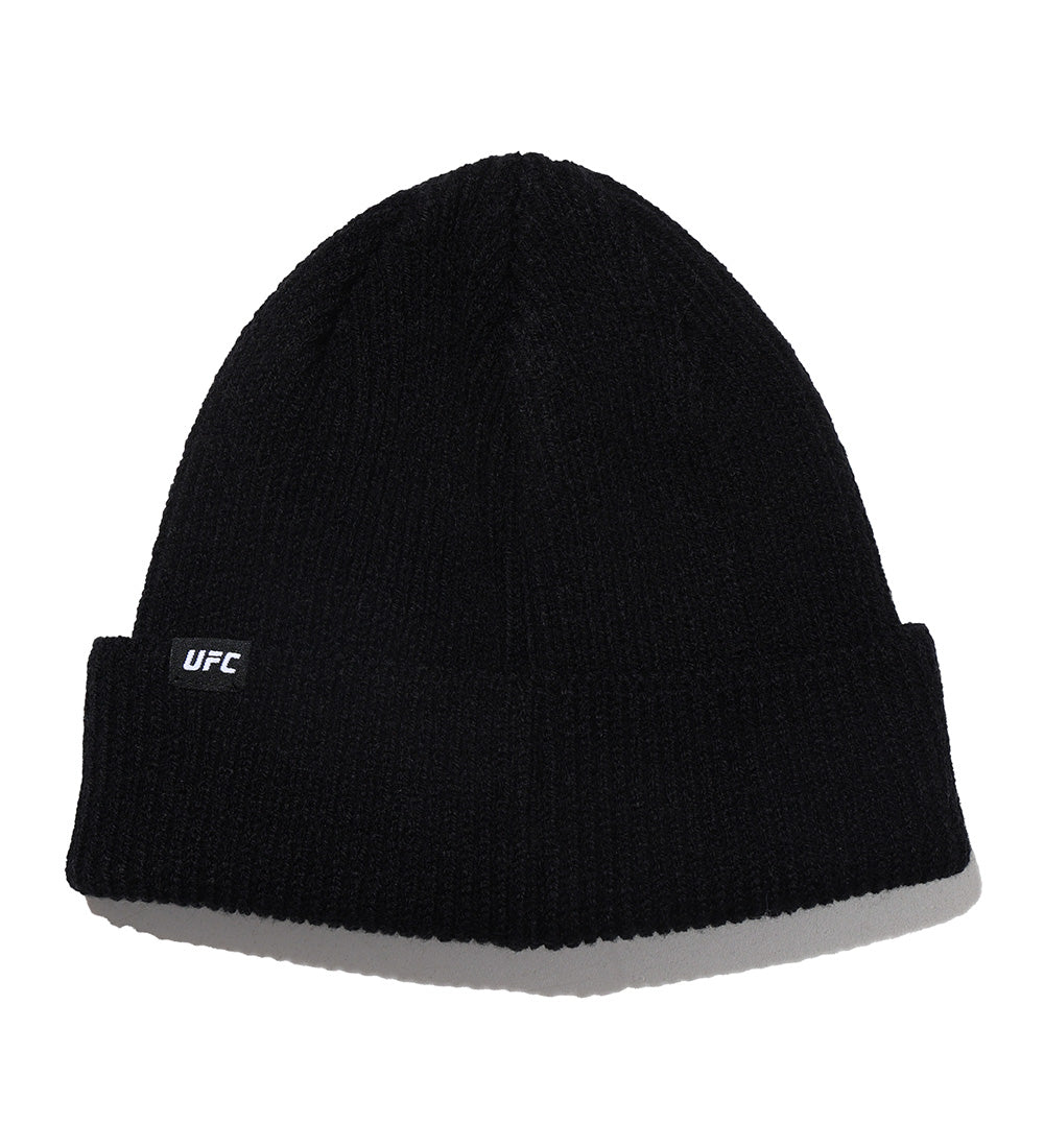UFC Wording Short Beanie - Black