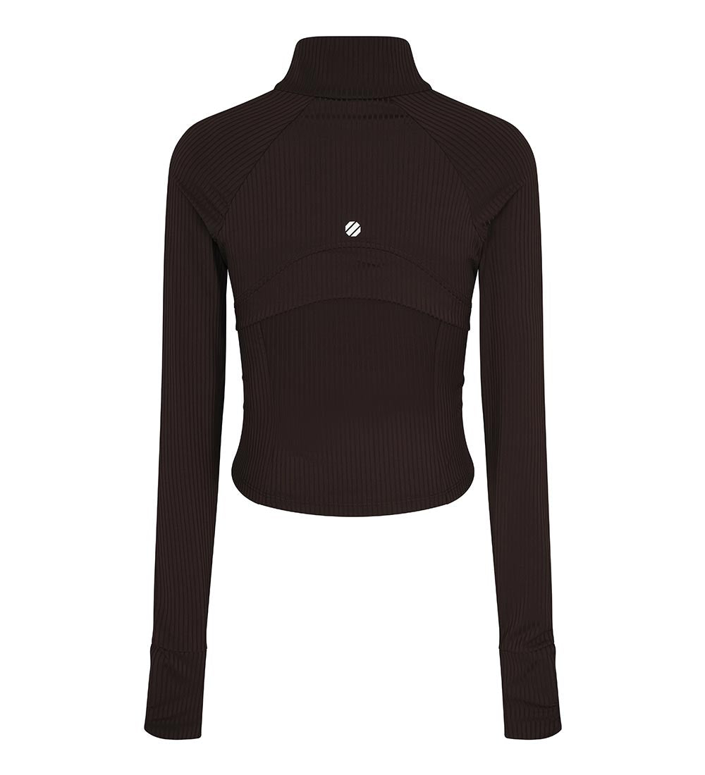UFC Groove Slim-Fit Jacket (Ribbed) Dark Brown