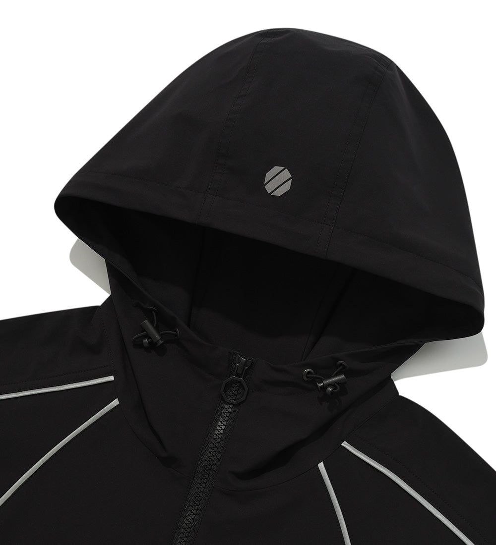 UFC Starlight Oversized Jacket, Black