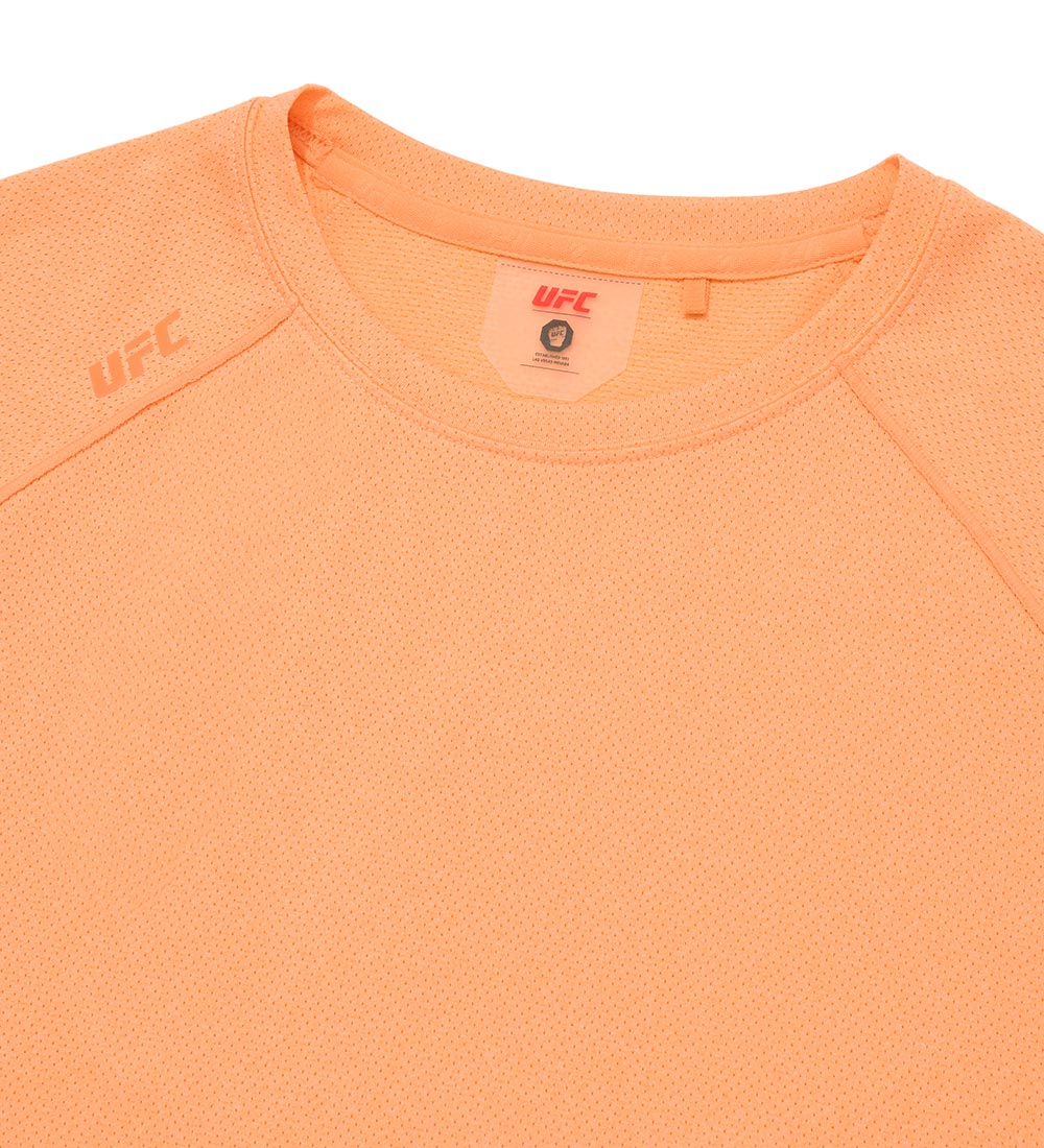 UFC Essential Mesh Regular Fit Short-Sleeve T-Shirt, Coral