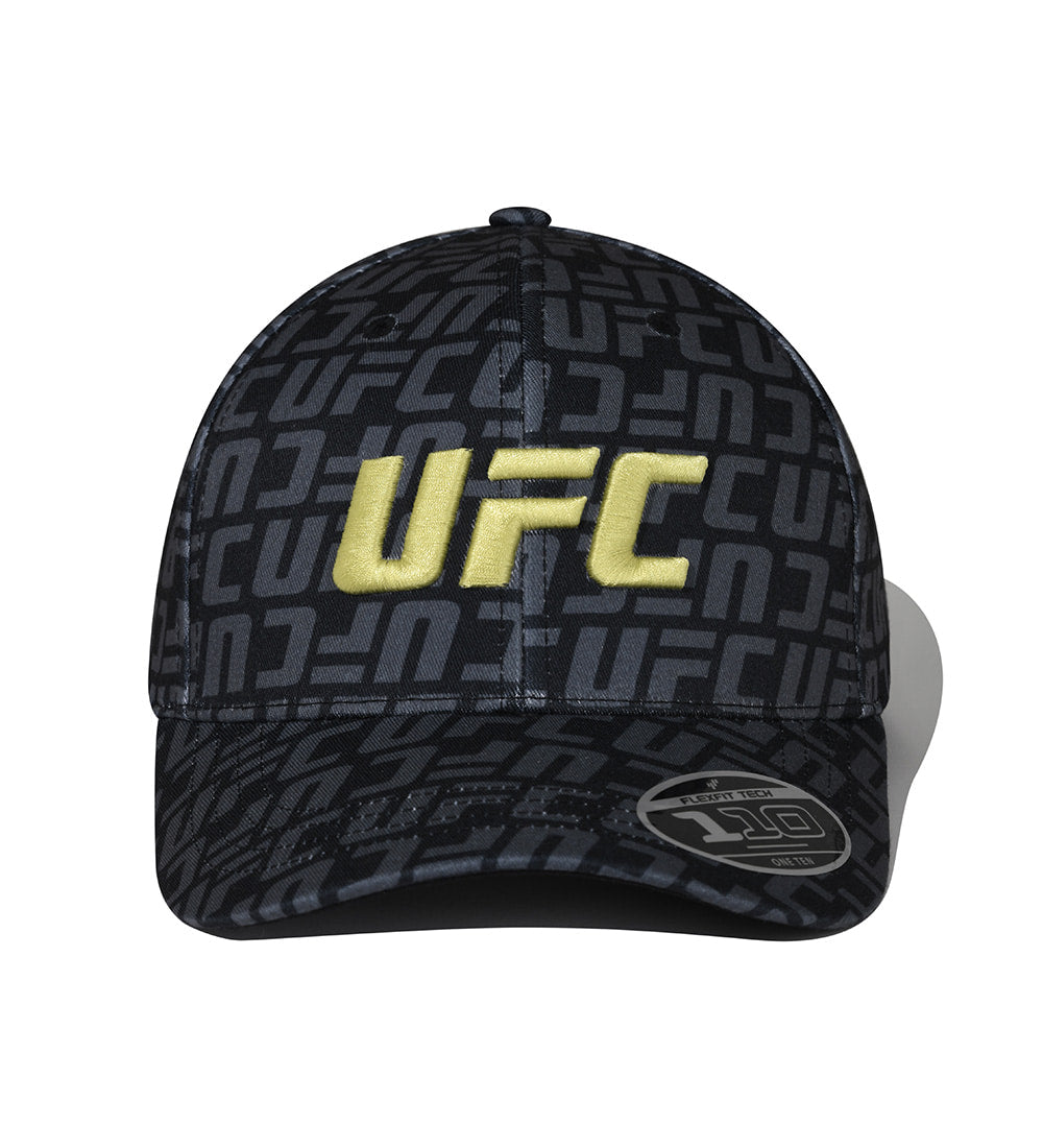 UFC Logo Monogram 110 Flex Fit Baseball Cap, Black