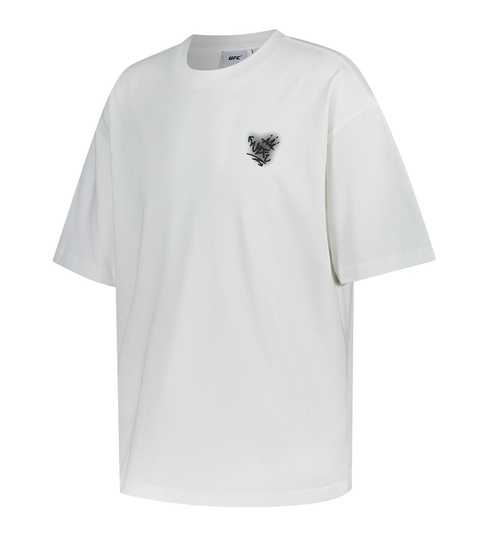 UFC Graffiti Relaxed-Fit Short-Sleeve T-Shirt Off-White