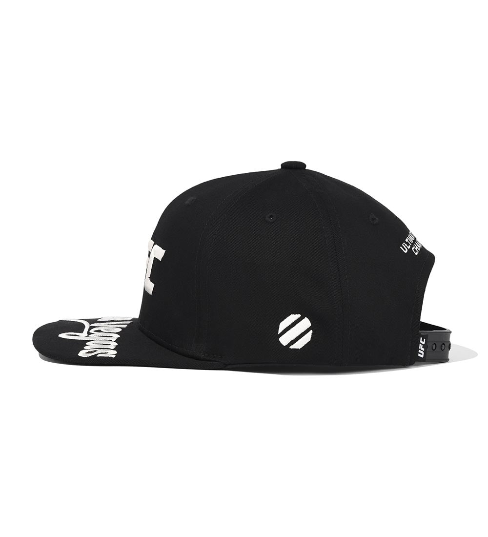 UFC Las Vegas Baseball Cap with Snap Closure, Black