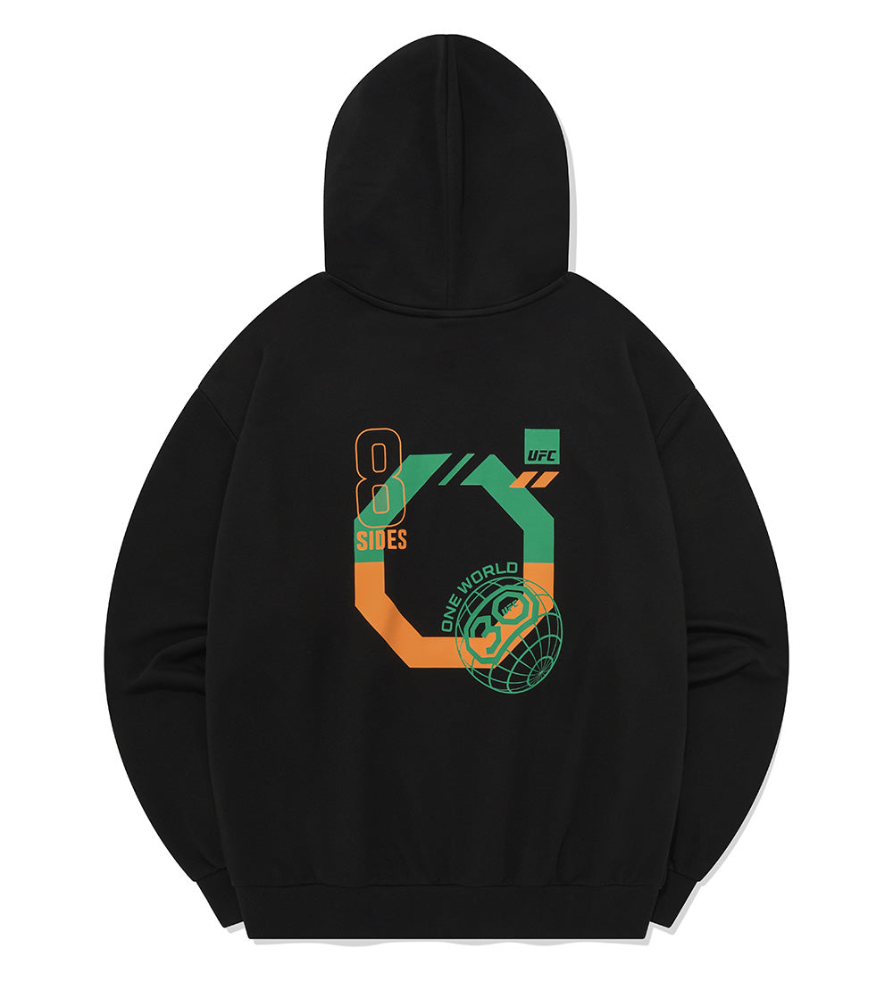 UFC 30th Anniversary One World Oversized Hoodie - Black