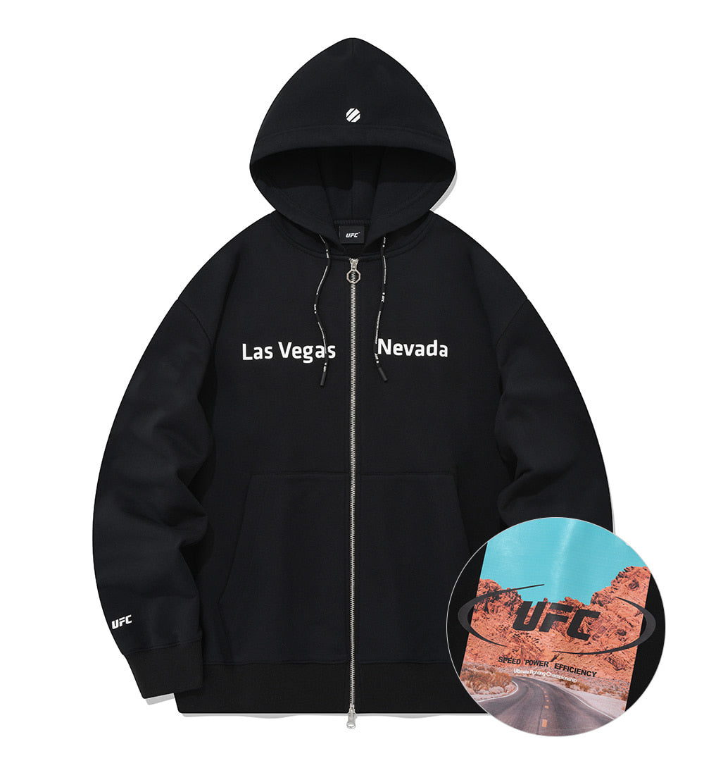 UFC Nevada Oversized Hooded Sweatshirt, Black