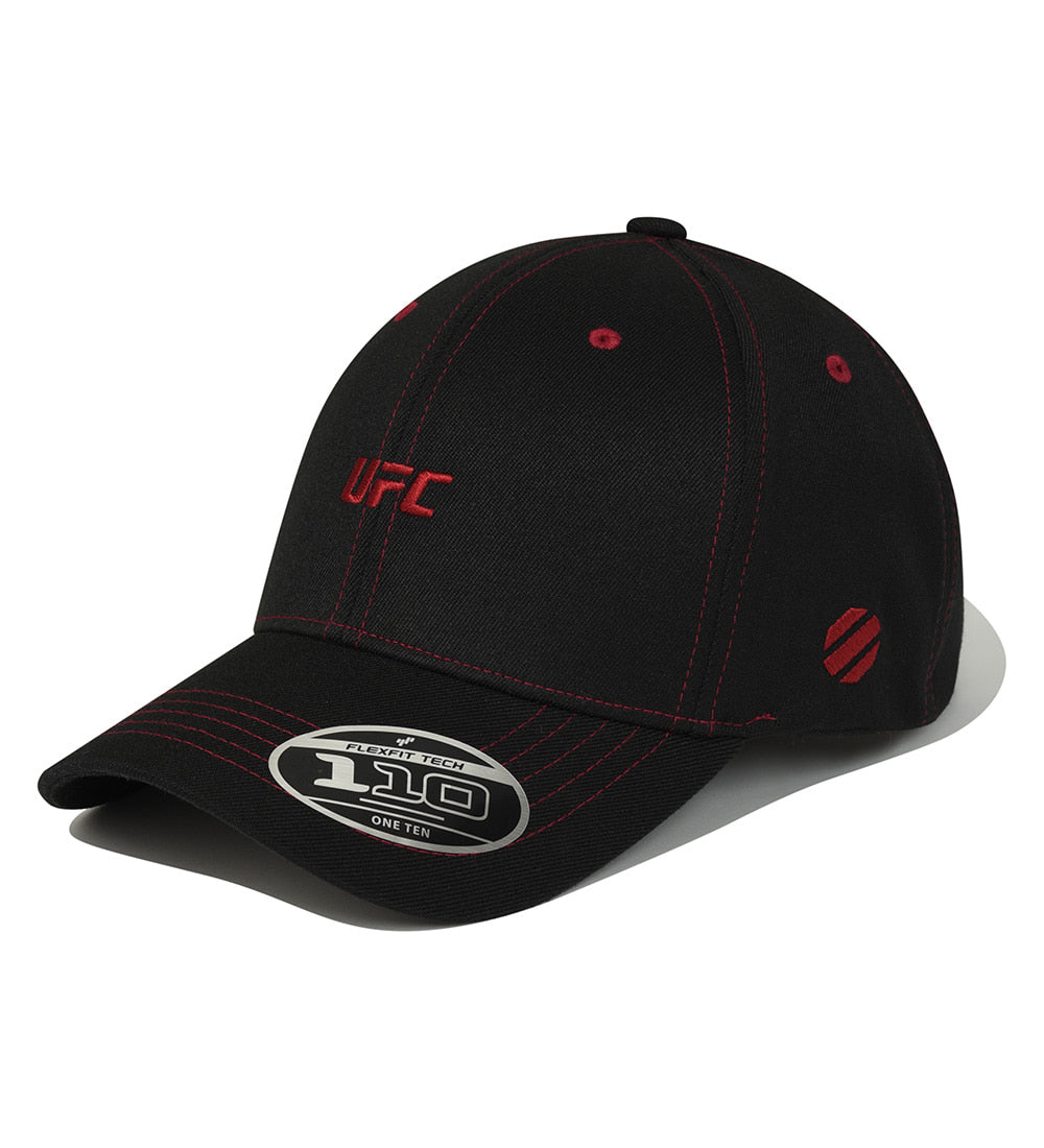 UFC Blaze Small Logo 110 Flex Fit Baseball Cap, Black