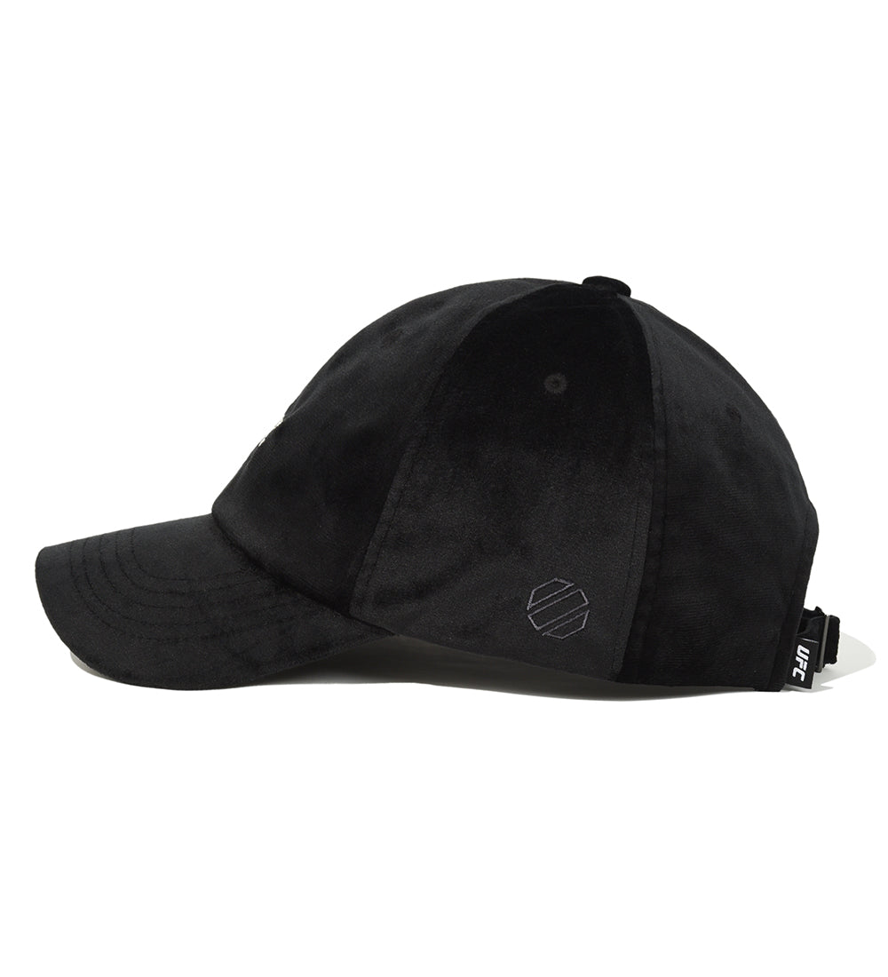 UFC Velour Baseball Cap, Black
