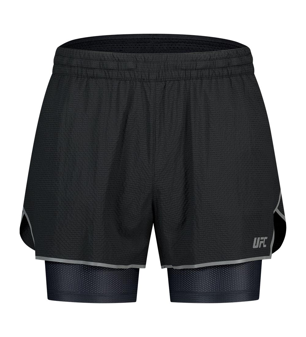 UFC Essential Mesh Relaxed-Fit Shorts, Black