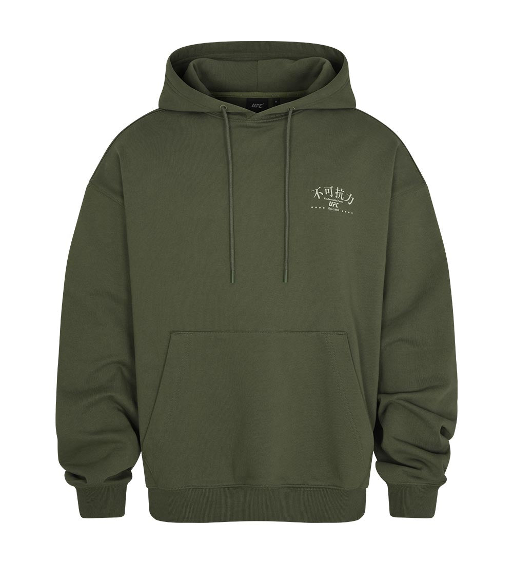 UFC Force Majeure Oversized Hoodie, Dark Khaki