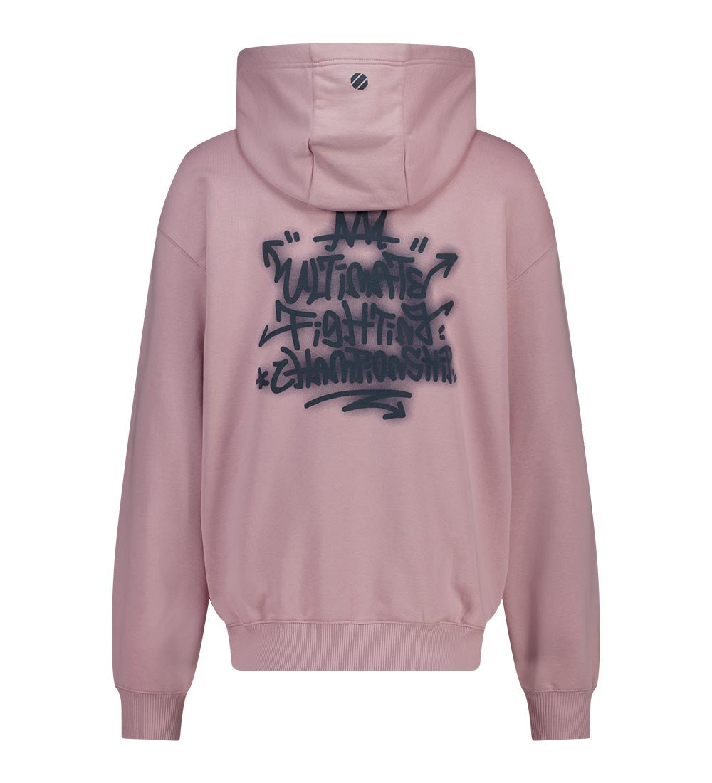 UFC Graffiti Relaxed-Fit Hoodie, Champagne Pink