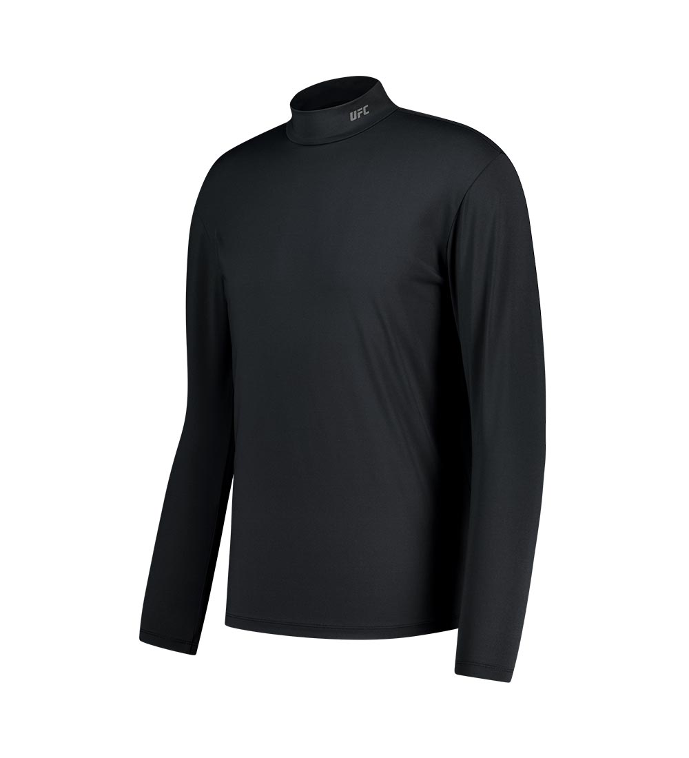 UFC Boost Slim-Fit Long-Sleeve T-Shirt, Black