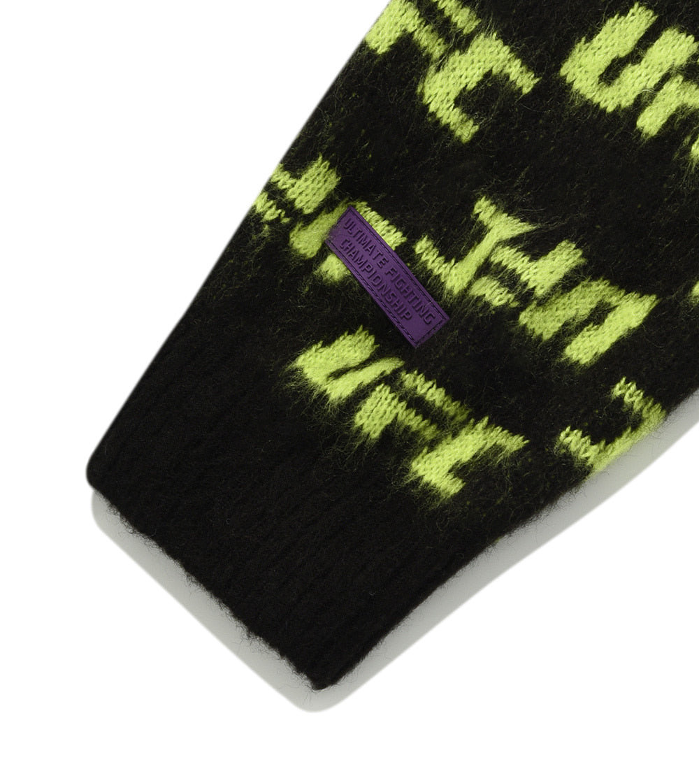 UFC Monogram Relaxed-Fit Sweater, Black