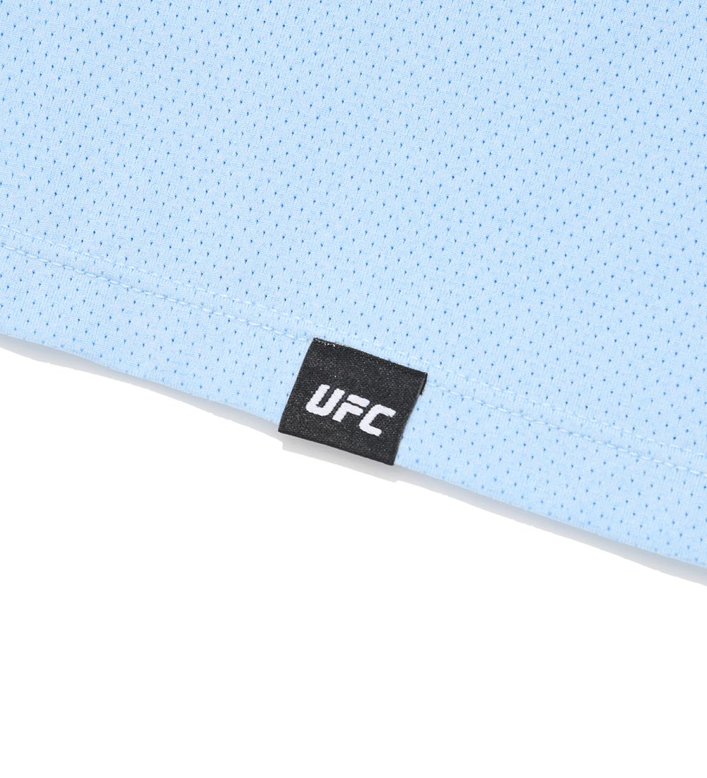 UFC Essential Mesh Regular Fit Short-Sleeve T-Shirt, Light Blue