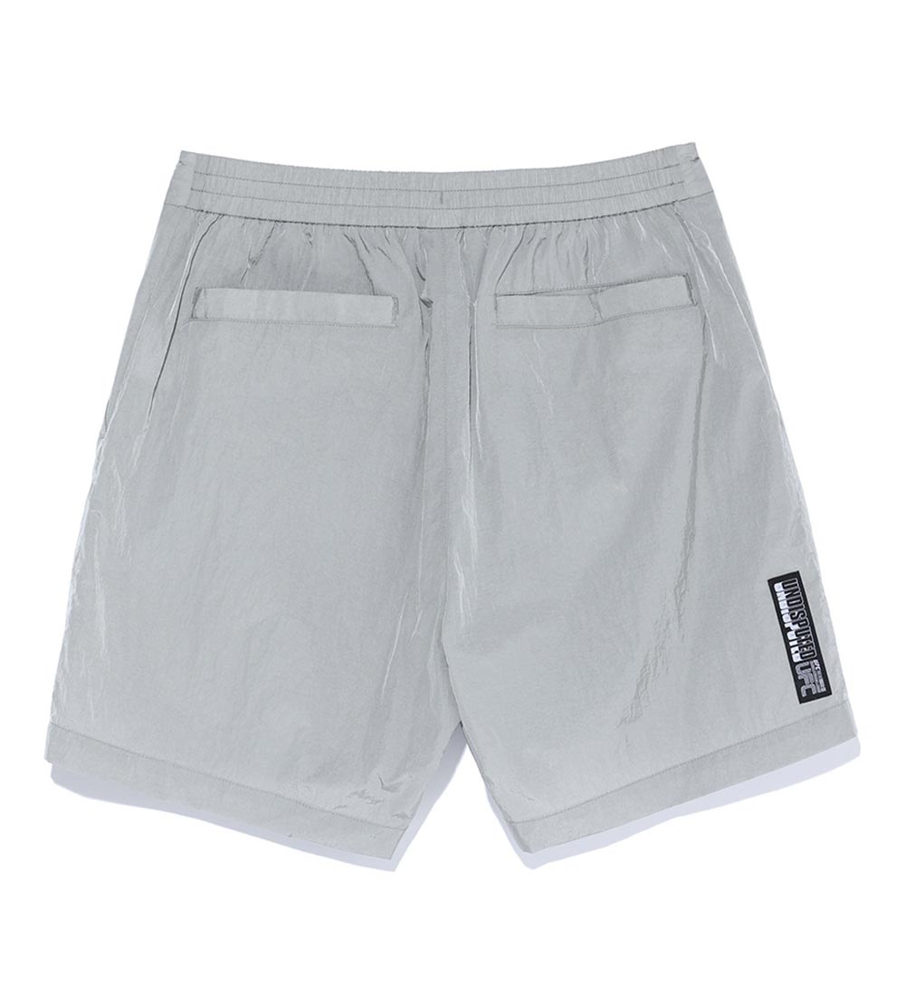 UFC UT Gloss Woven Shorts, Light Gray