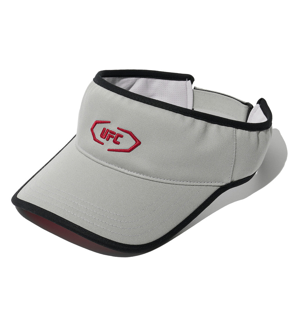 UFC Active Logo Sun Visor, Light Gray