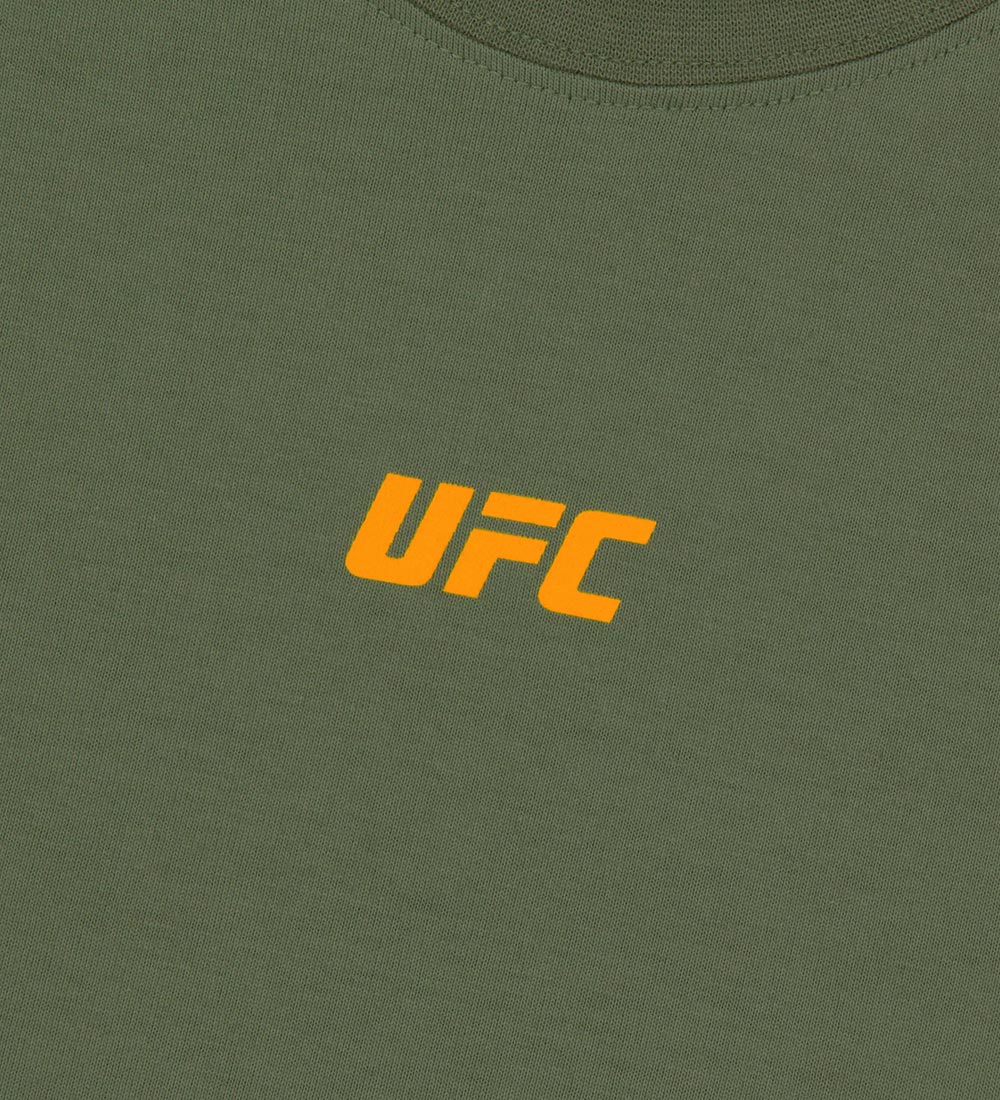 UFC Keep Going Relaxed Fit Short-Sleeve T-Shirt, Khaki
