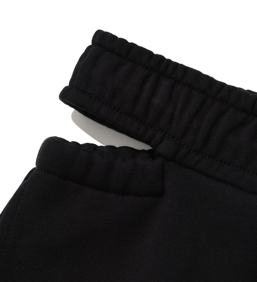 UFC Basic Wide-Leg Pants with Slits, Black