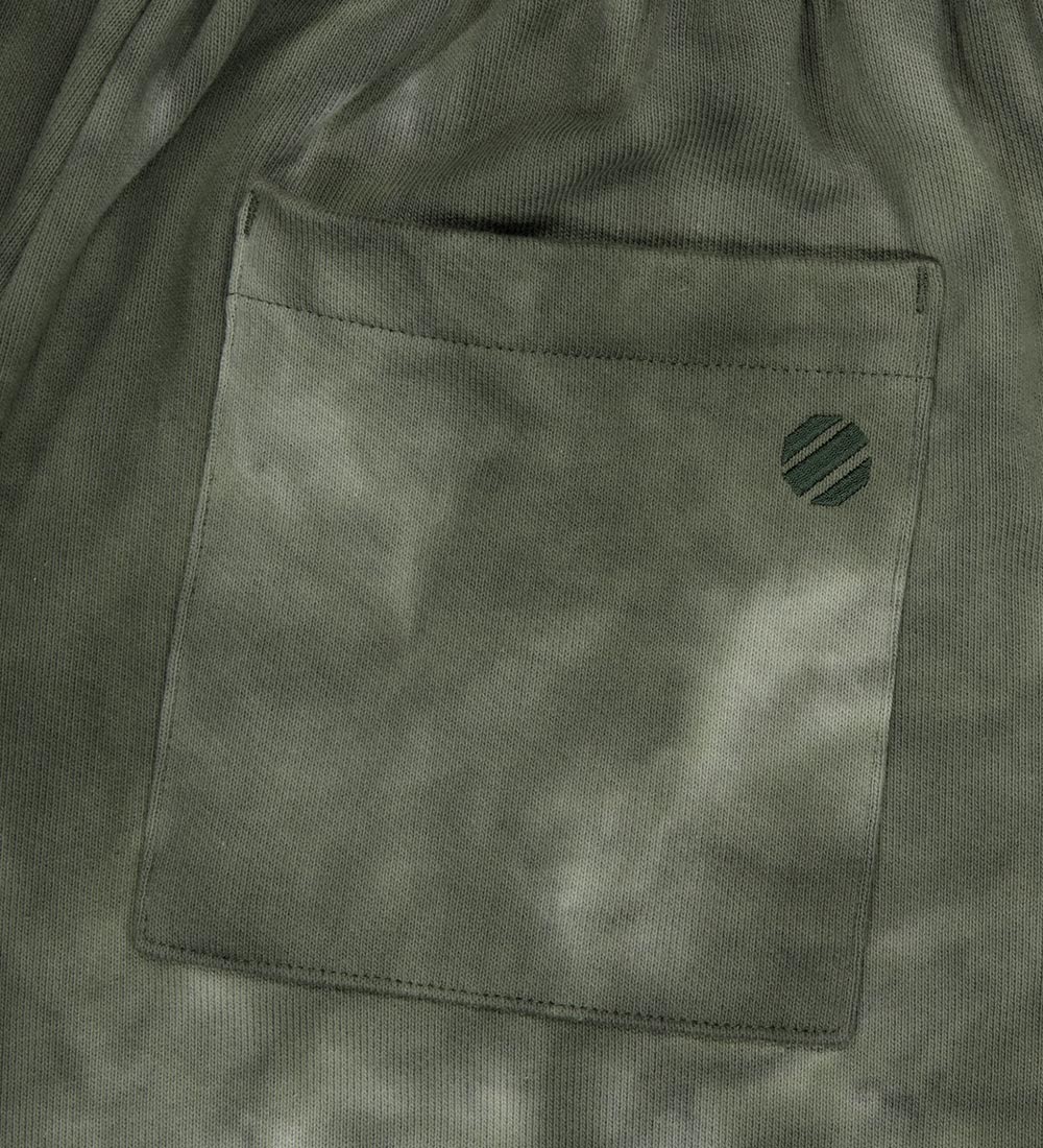 UFC Gymwear Shorts with a Dyed-In Effect, Khaki