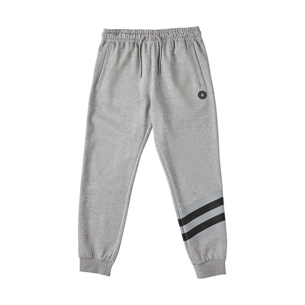 UFC Striped Set Jogger Pants, Melange Gray