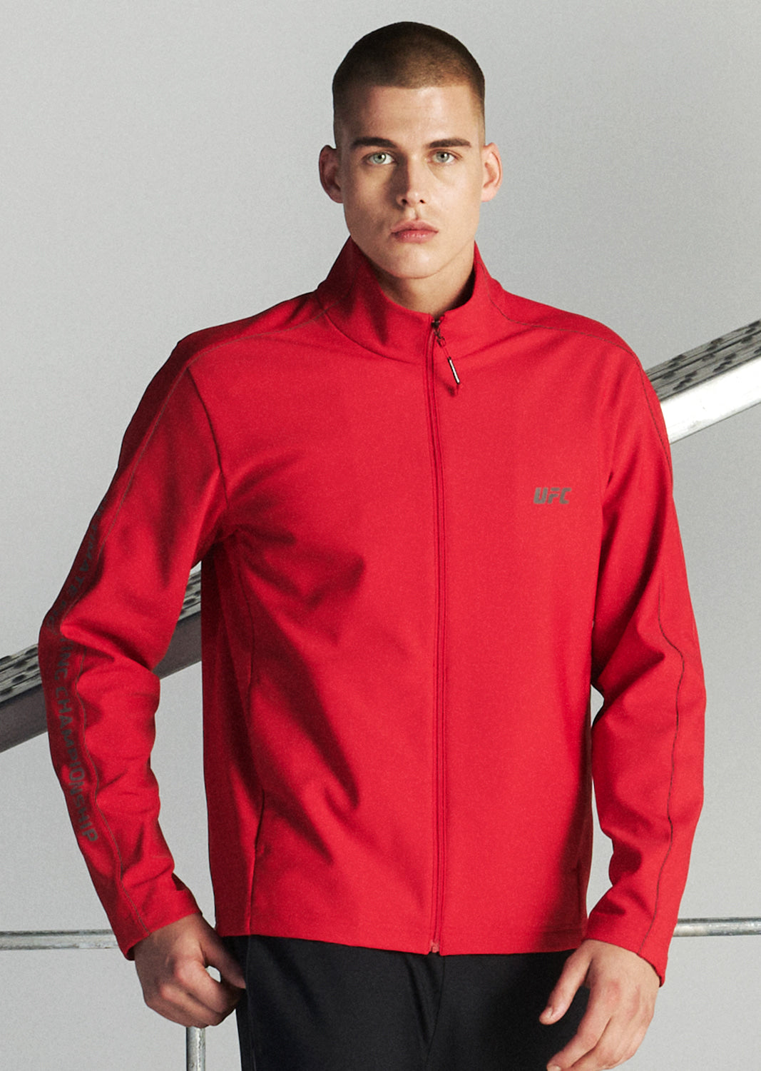 UFC Pro Slim Fit Training Jacket, Red