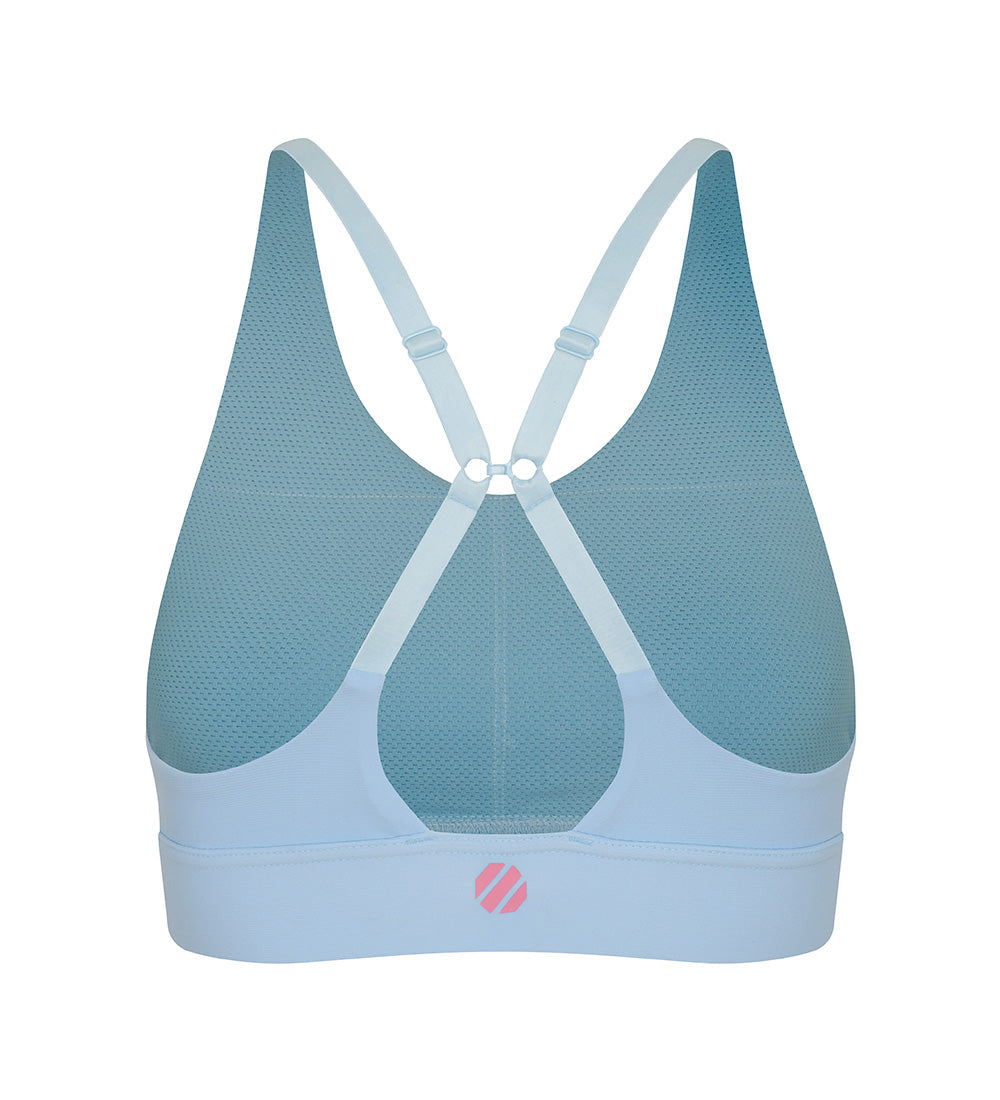 UFC Sports Top with Support, Sky Blue