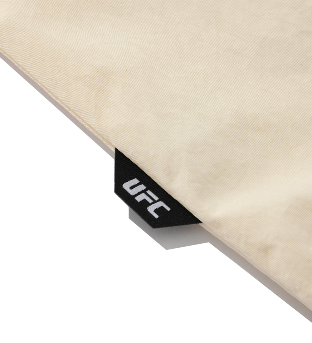 UFC Arch Logo Relaxed-Fit Woven V-Neck Sweatshirt