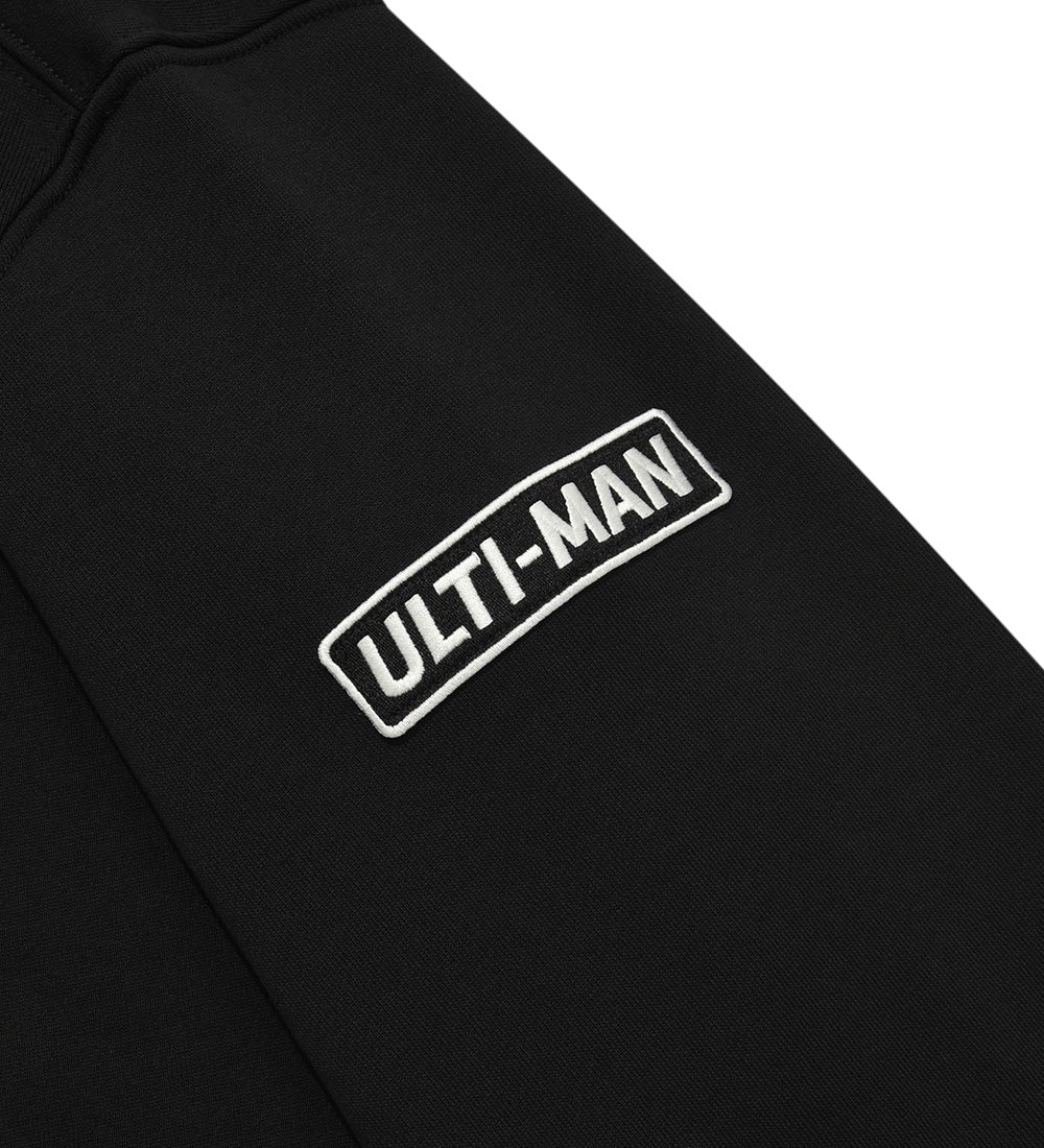 Ultiman Graphic Relaxed-Fit Hoodie, Black